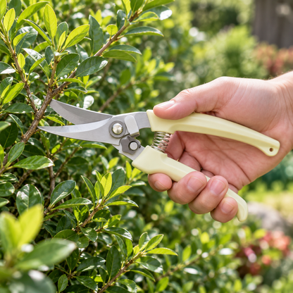 ✂️ Stainless Steel Pruning Shears | Automatic Rebound Design | Garden Cutting Tool | Perfect Gift for Garden Lovers | Sharp Curved Blade