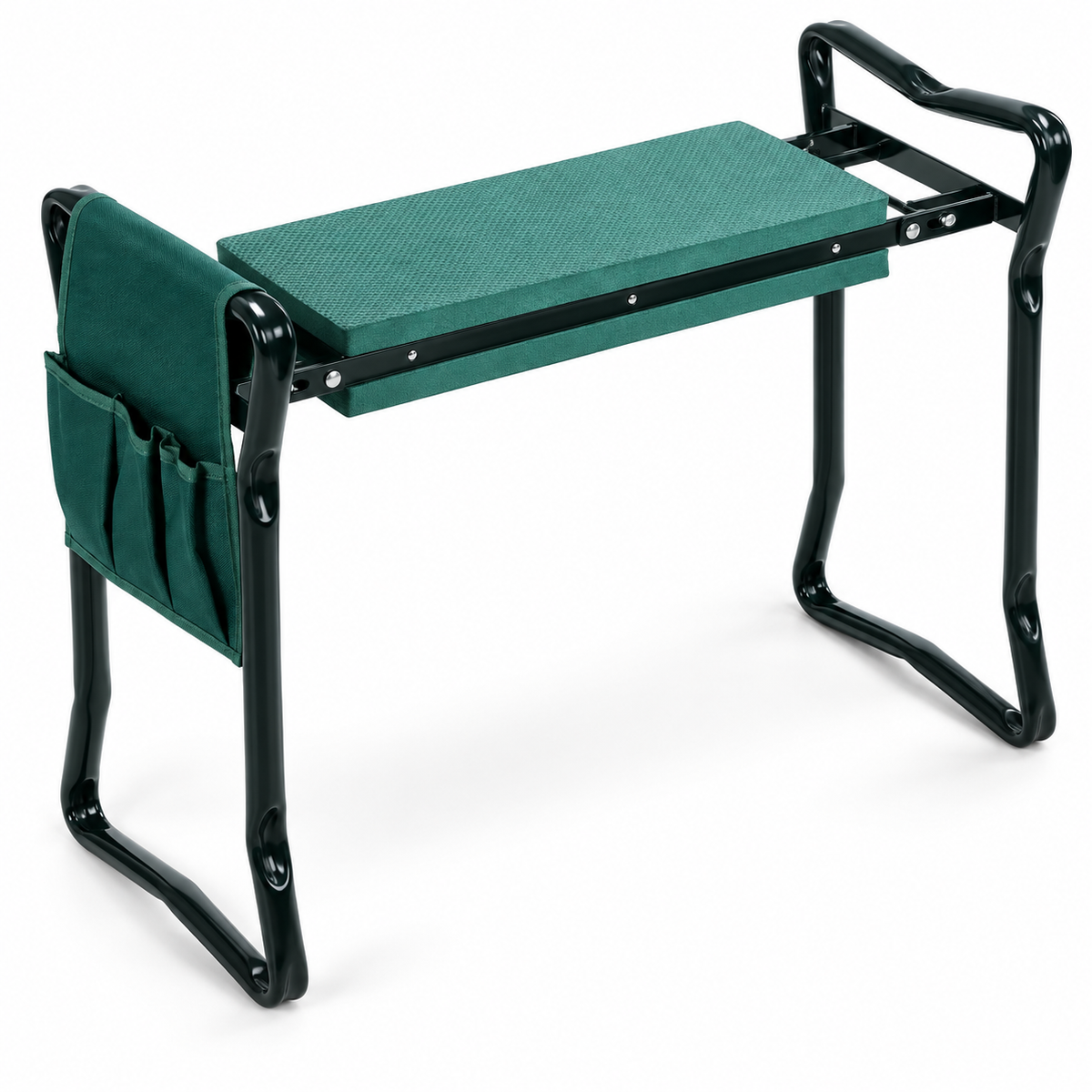 🌿 Garden Essential | Heavy-Duty Metal Folding Kneeler | Outdoor Gardening Comfort Gift | Ergonomic Dual-Use Design