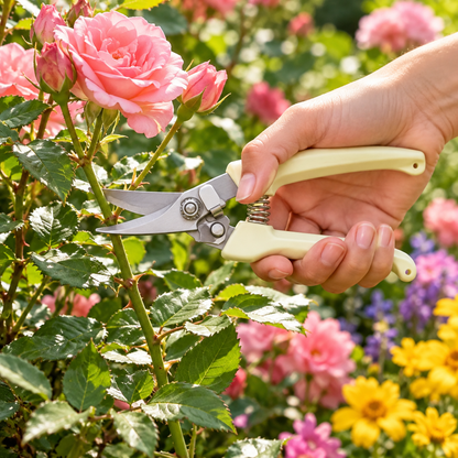 ✂️ Stainless Steel Pruning Shears | Automatic Rebound Design | Garden Cutting Tool | Perfect Gift for Garden Lovers | Sharp Curved Blade