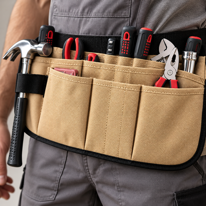 🌿 Garden Tool Belt | Durable Canvas Waist Pouch | Outdoor Gardening Helper Gift