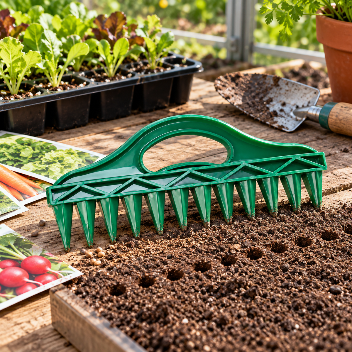 🌱 Seed Hole Maker | Easy Planting & Garden Sowing Tool