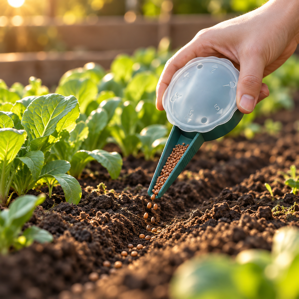 🌻 Seed Sower | Adjustable Handheld Garden Planter