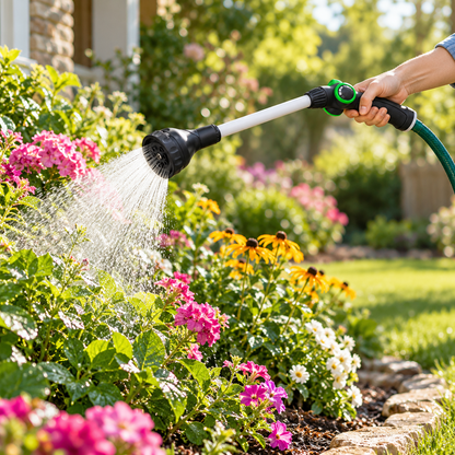 🚿 Garden Hose Sprayer | Adjustable Long Reach Watering Tool