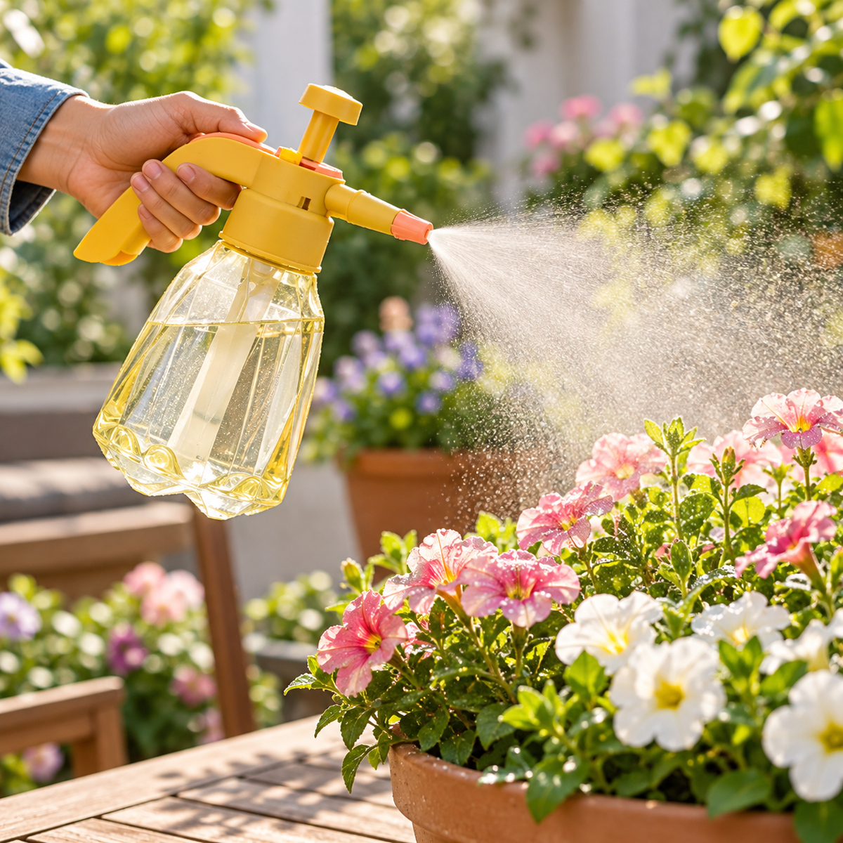 💧 Garden Watering Sprayer | Easy Pump Bottle for Plants & Home Care