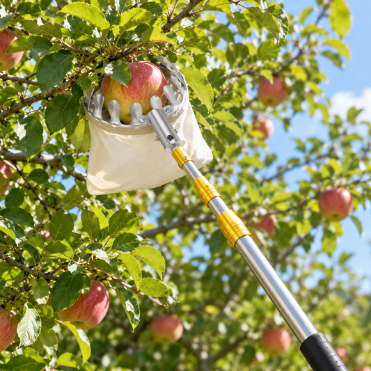🍎 Garden Fruit Picker Tool | Long Handle Harvest Helper