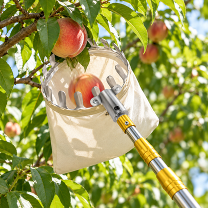🍎 Garden Fruit Picker Tool | Long Handle Harvest Helper