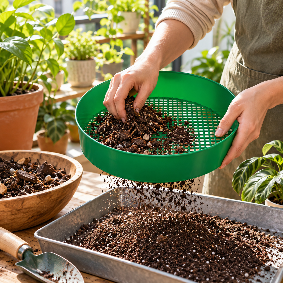 Garden Soil Sifter | Easy Soil Filtering Helper