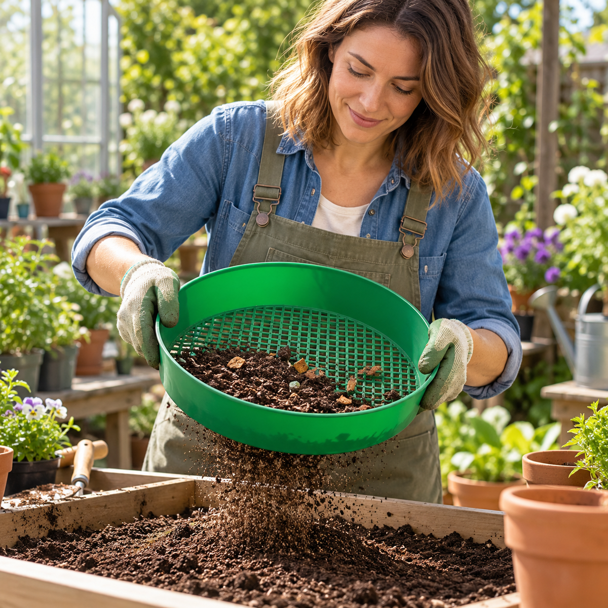 Garden Soil Sifter | Easy Soil Filtering Helper