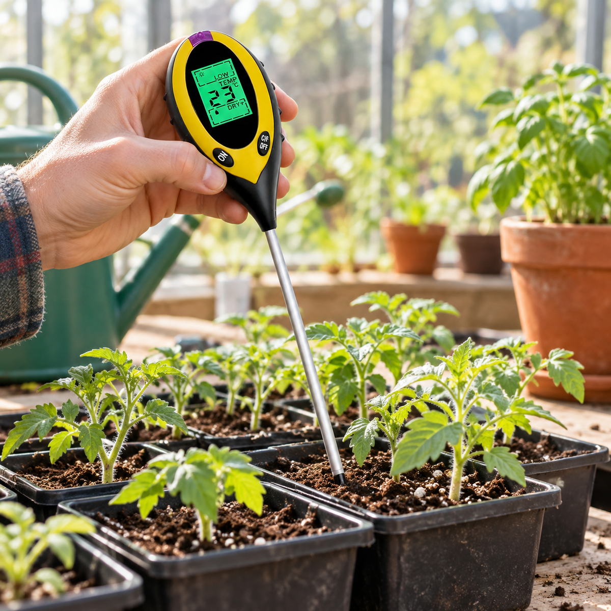 🌡️ Smart Soil Tester | Digital Plant Care Assistant