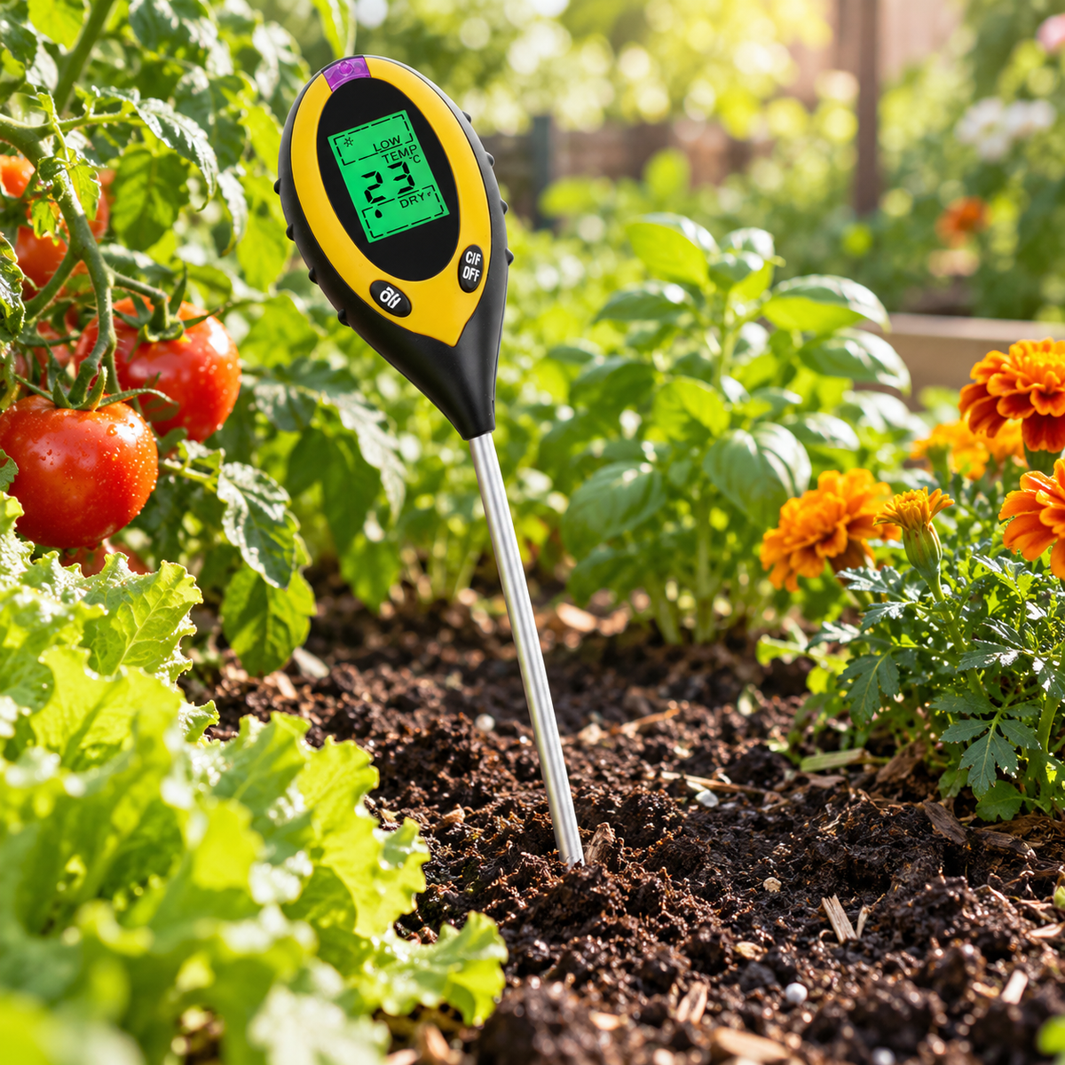 🌡️ Smart Soil Tester | Digital Plant Care Assistant